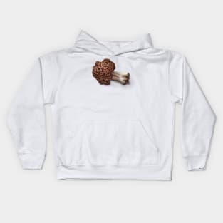 False Morel (Gyromitra esculenta Kids Hoodie